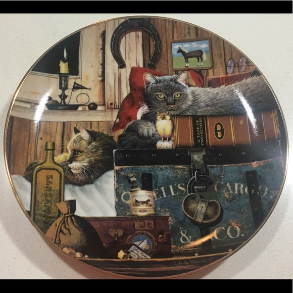 đź’ĄBOGOđź’Ą Purr-fect Decorative Plate Cats - Picture 2 of 9